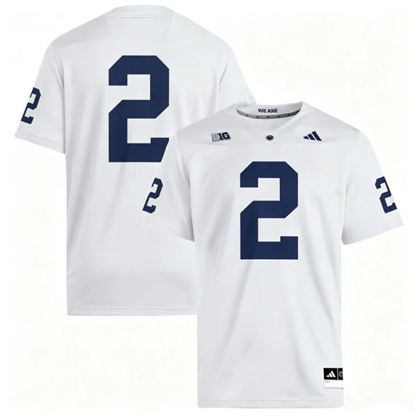 Penn State Nittany Lions #2 Audavion Collins 2026 Adidas White Football Game Jersey