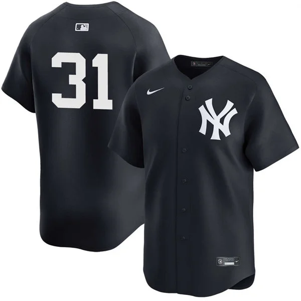 Men's New York Yankees #31 Cam Schlittler Nike Navy NY Alternate Limited Jersey