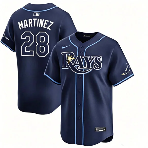Mens Tampa Bay Rays #28 Nick Martinez  Nike Navy Alternate Limited Jersey