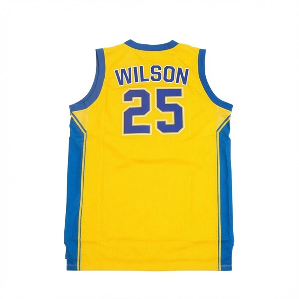 Stitched #25 Ben Wilson Simeon Wolverines HIGH SCHOOL BASKETBALL JERSEY Yellow