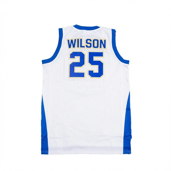 Stitched #25 Ben Wilson Simeon Wolverines HIGH SCHOOL BASKETBALL JERSEY White