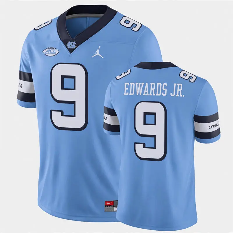 North Carolina Tar Heels #9 Billy Edwards Jr. Blue Alternate Retro Limited Jersey