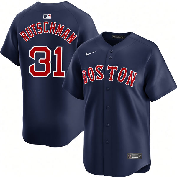 Mens Boston Red Sox #31 Adley Rutschman Nike Navy Alternate Limted Jersey