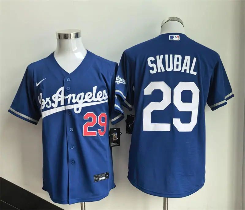 Mens Los Angeles Dodgers #29 Tarik Skubal Nike 2026 Royal Alternate 2nd Stadium Jersey