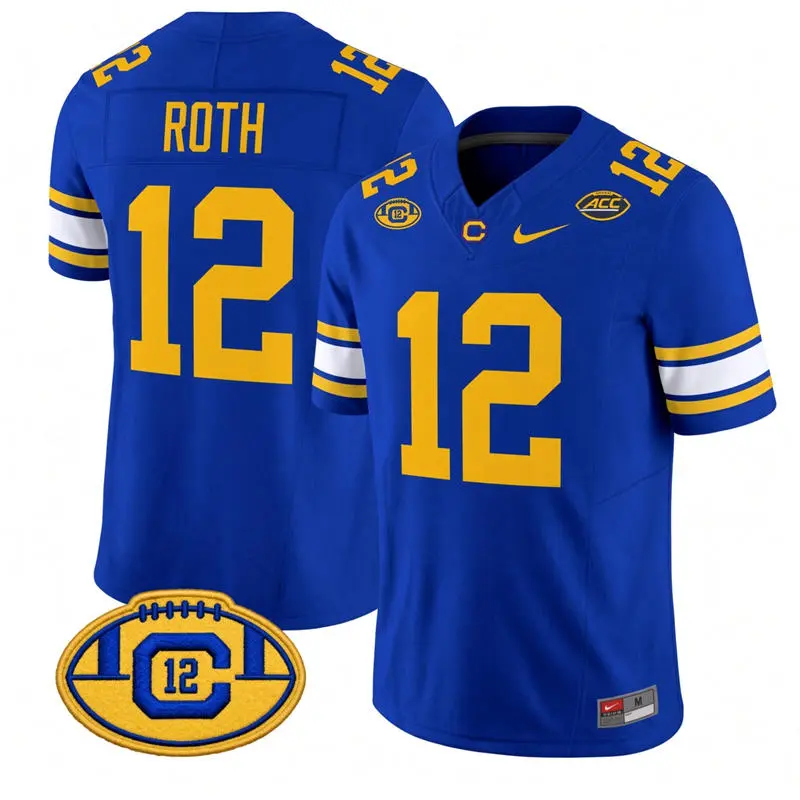 California Golden Bears #12 Joe Roth 2026 Royal Alternate Throwback Football Jersey