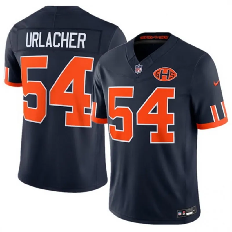 Mens Chicago Bears Retired Player #54 Brian Urlacher Navy 2026 F.U.S.E Rivalries Collection Limited Jersey