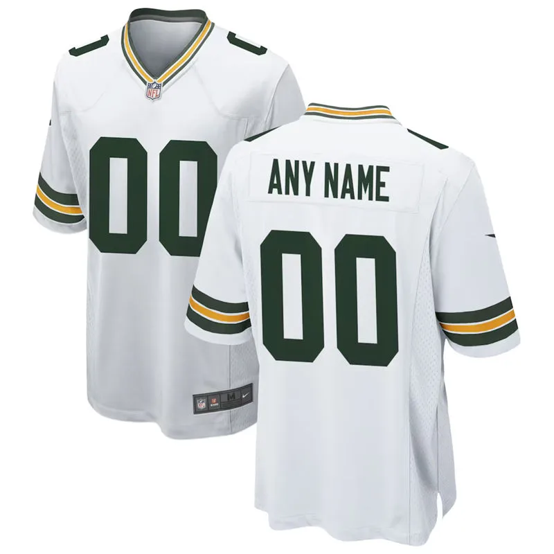 Green Bay Packers Custom Nike White F.U.S.E. Vapor Limited Jersey