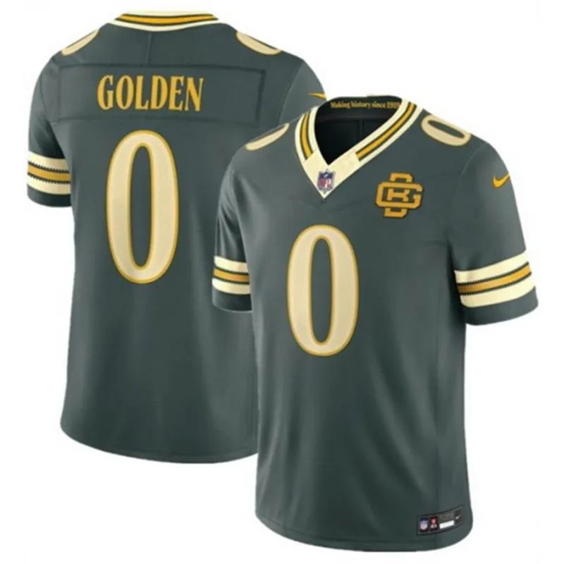 Mens Green Bay Packers #0 Matthew Golden  Green 2026 F.U.S.E. Rivalries Collection Limited Jersey