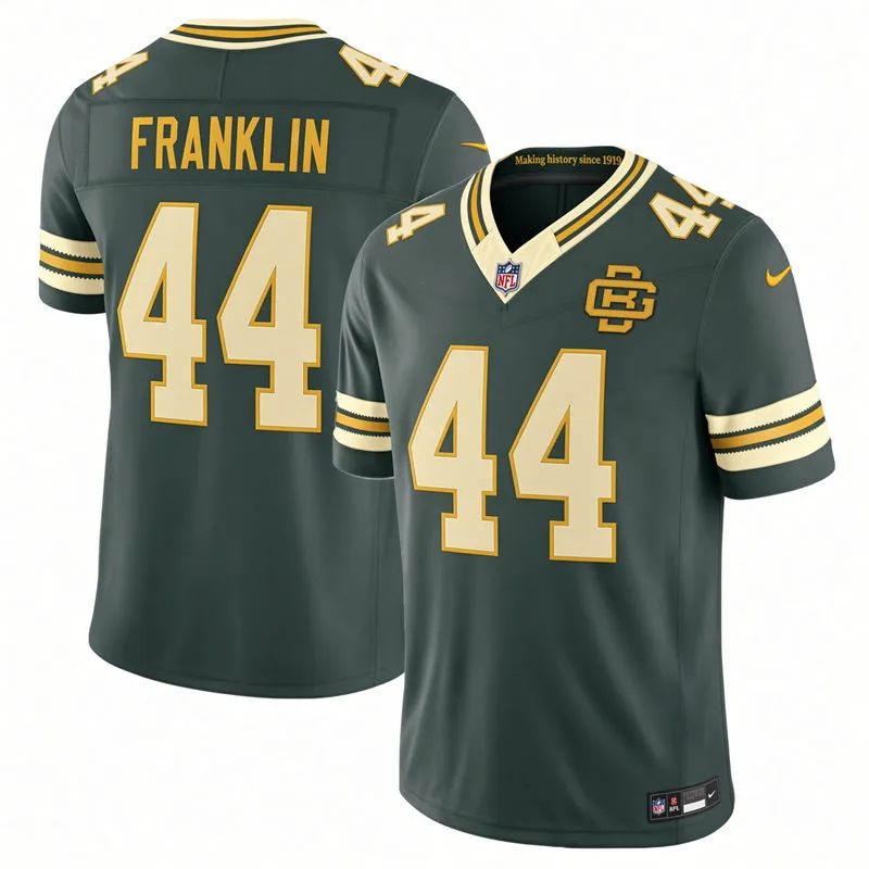 Mens Green Bay Packers #44 Zaire Franklin Green 2026 F.U.S.E. Rivalries Collection Limited Jersey