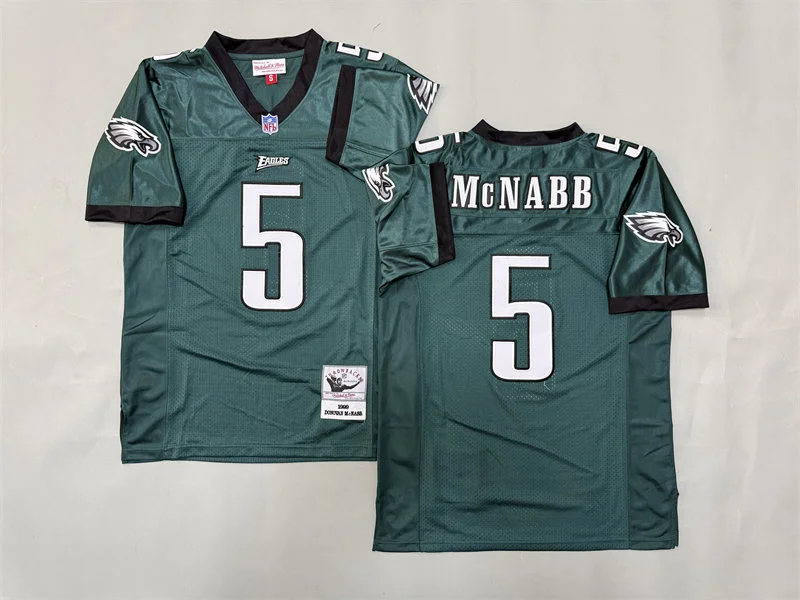Men's Philadelphia Eagles #5 Donovan McNabb 1999 Midnight Green Throwback Jersey