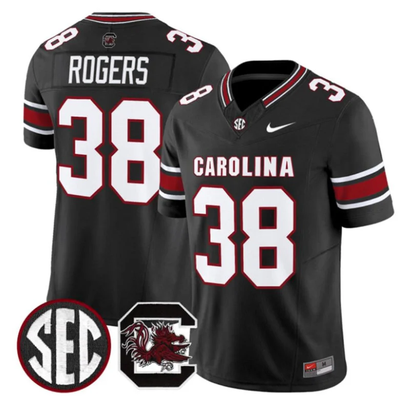 South Carolina Gamecocks #38 George Rogers 2026 Nike Black Football Game Jersey 
