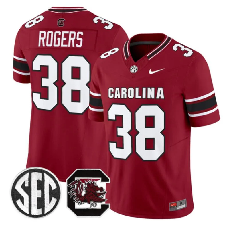 South Carolina Gamecocks #38 George Rogers 2026 Nike Garnet Football Game Jersey 
