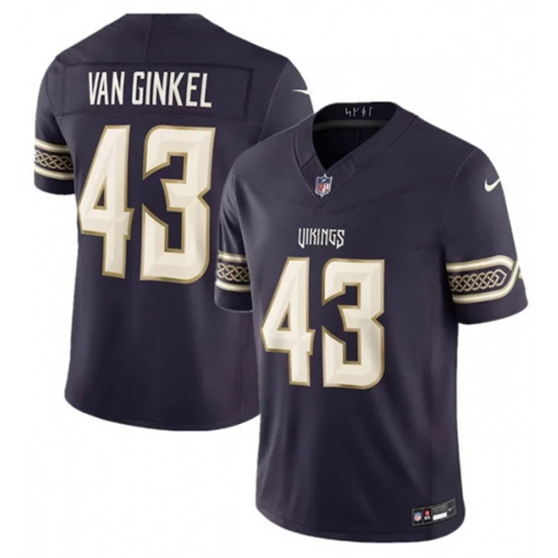 Men's Minnesota Vikings #43 Andrew Van Ginkel Purple 2026 F. U. S. E. Rivalries Collection Limited Jersey