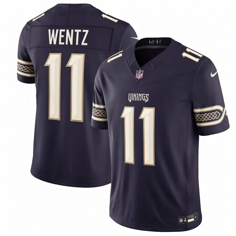 Men's Minnesota Vikings #11 Carson Wentz Purple 2026 F. U. S. E. Rivalries Collection Limited Jersey