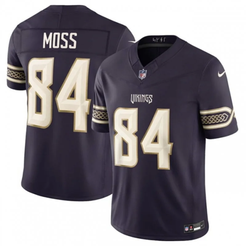 Men's Minnesota Vikings #84 Randy Moss Purple 2026 F. U. S. E. Rivalries Collection Limited Jersey