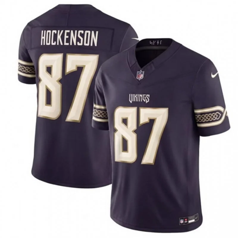 Men's Minnesota Vikings #87 T.J. Hockenson Purple 2026 F. U. S. E. Rivalries Collection Limited Jersey