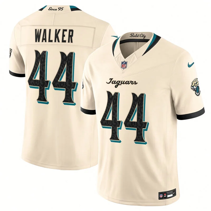 Mens Jacksonville Jaguars #44 Travon Walker Natural 2026 F. U. S. E. Rivalries Collection Limited Jersey
