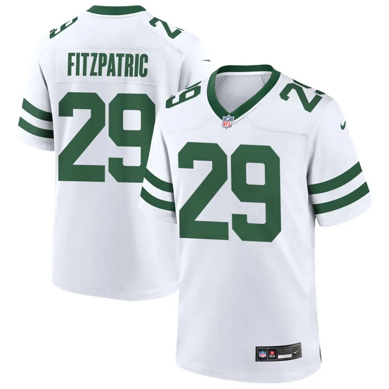 Men's New York Jets #29 Minkah Fitzpatrick Nike White Vapor Legacy F.U.S.E. Limited Jersey