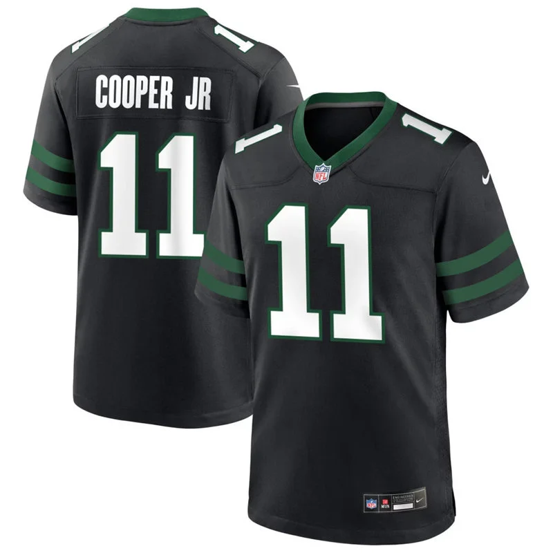 Men's New York Jets #11 Omar Cooper Jr. Nike Black Alternate Legacy F.U.S.E. Limited Jersey
