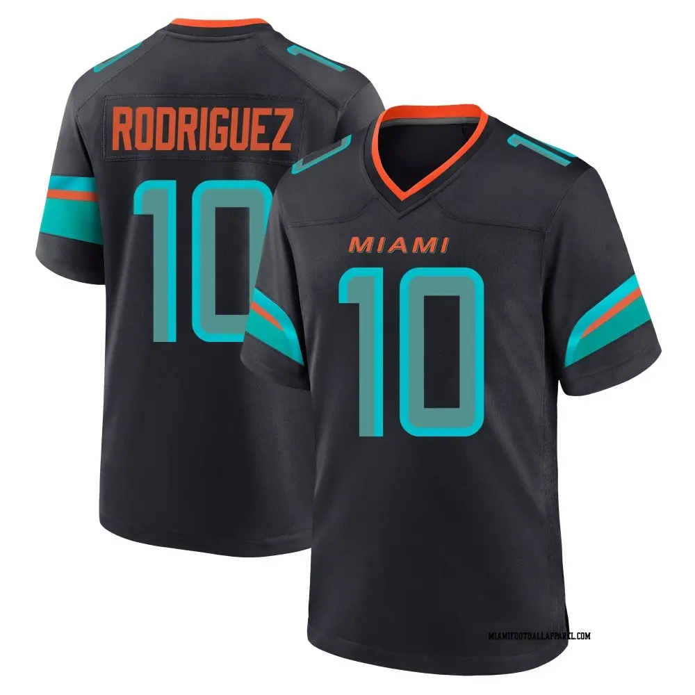 Mens Miami Dolphins #10 Jacob Rodriguez Pitch Blue Rivalries Collection Limited Jersey