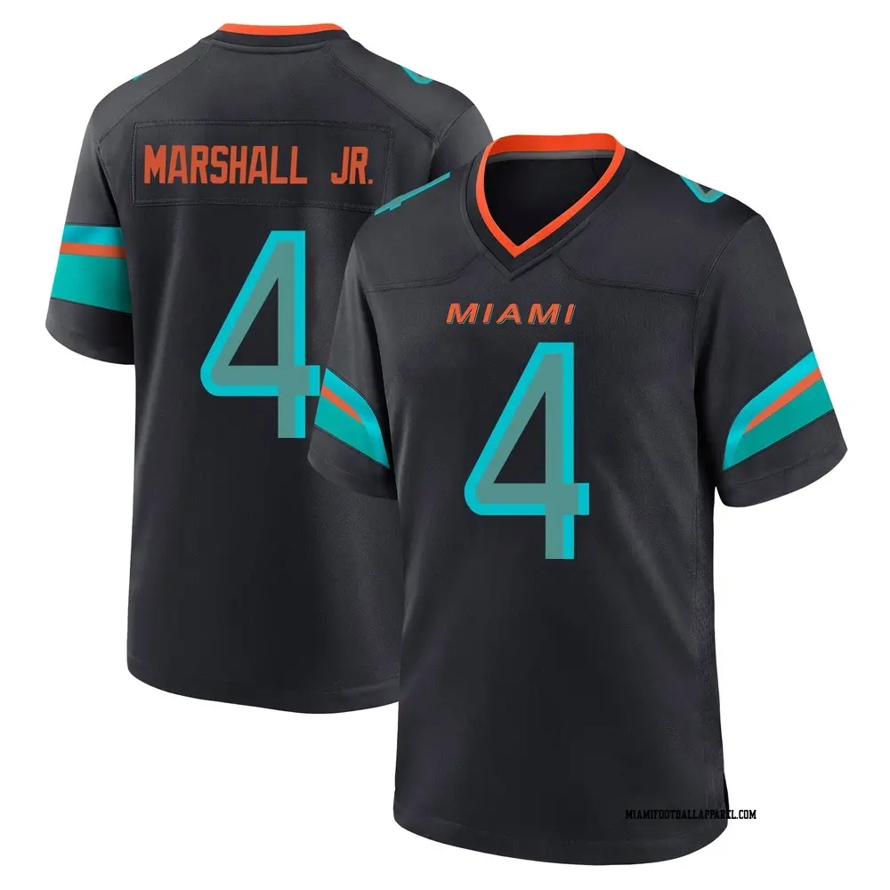 Mens Miami Dolphins #4 Jason Marshall Jr. Pitch Blue Rivalries Collection Limited Jersey