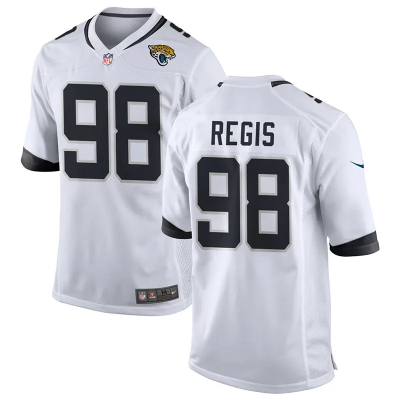 Mens Jacksonville Jaguars #98 Albert Regis Nike White Vapor F.U.S.E. Limited Jersey