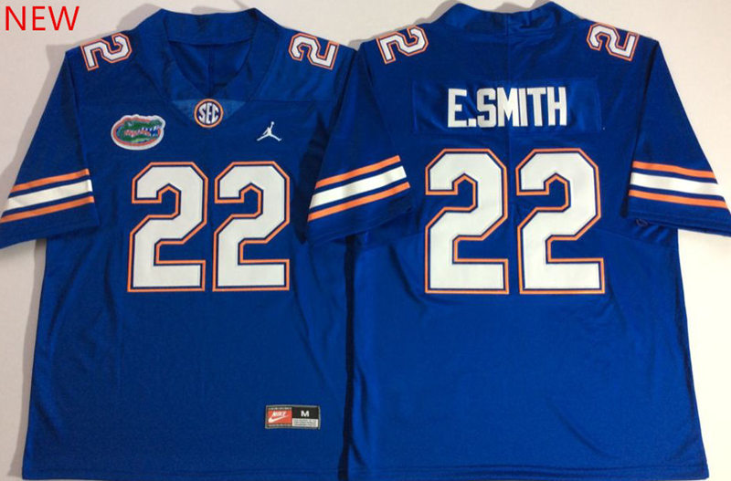 Emmitt Smith Florida Gators Men's Jersey - #22 NCAA Blue Untouchable Authentic