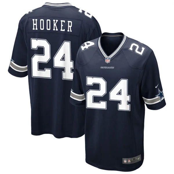 Womens Dallas Cowboys #24 Malik Hooker Nike Navy Team Color Limited Jersey