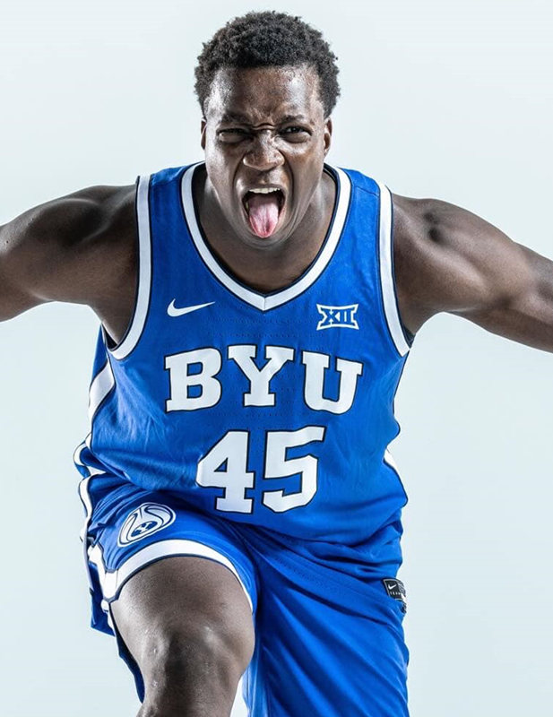BYU Cougars Custom 2025 XII Royal College Basketball Game Jersey