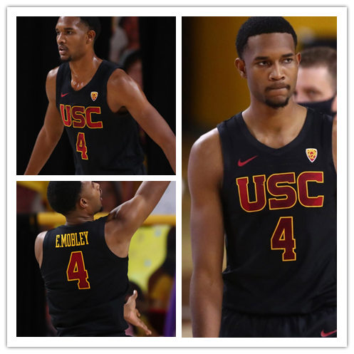  USC Trojans Custom Nike PAC12 Black Basketball Jersey