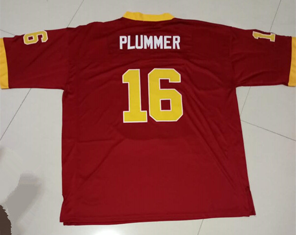 Men's Arizona State Sun Devils #16 Jake Plummer Red Throwback Jersey Men's Arizona State Sun Devils #16 Jake Plummer Red Throwback Jersey