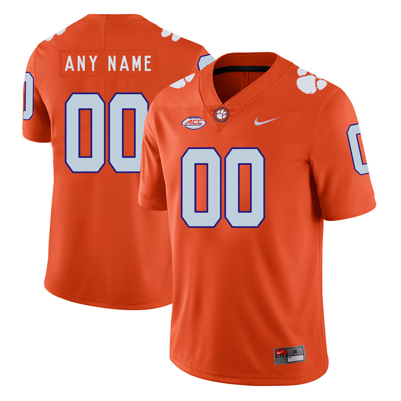 Clemson Tigers Custom Nike Orange Football F.U.S.E. Limited Jersey