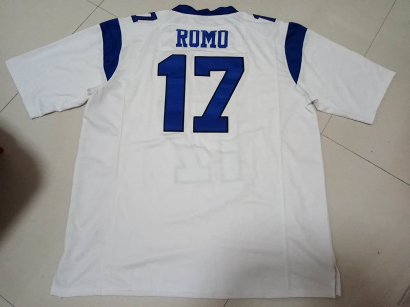 Men's Eastern Illinois Panthers #17 Tony Romo Nike White NCAA College football Jersey Men's Eastern Illinois Panthers #17 Tony Romo Nike White NCAA College football Jersey