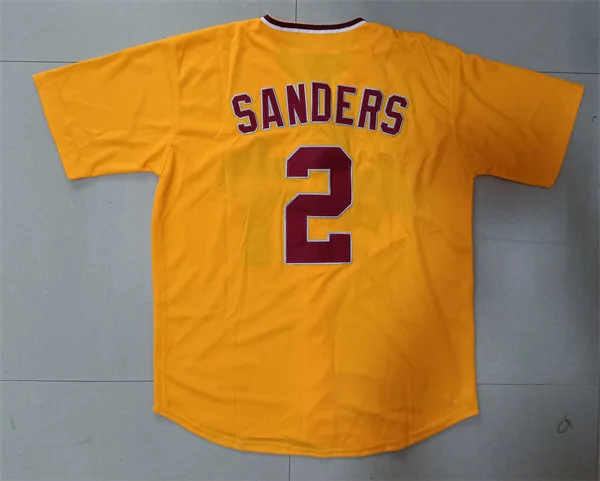 Florida State Seminoles #2 Deion Sanders Gold Baseball Throwback Jersey Florida State Seminoles #2 Deion Sanders Gold Baseball Throwback Jersey