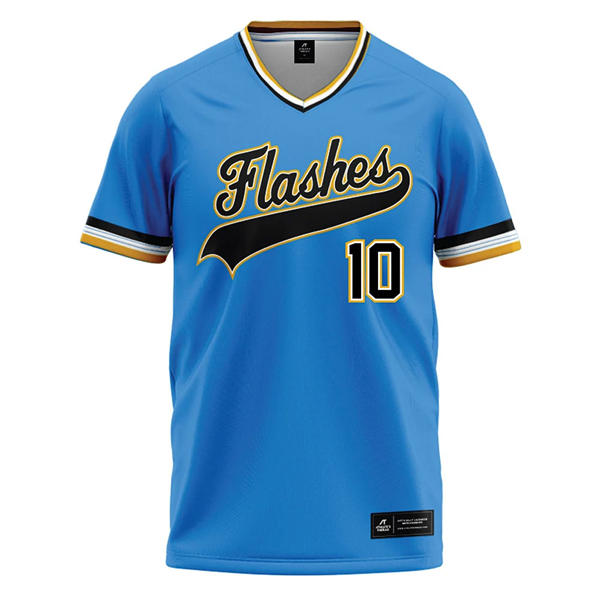 Kent State Golden Flashes #10 Eric Lauer Blue Pullover Baseball Limited Jersey Kent State Golden Flashes #10 Eric Lauer Blue Pullover Baseball Limited Jersey