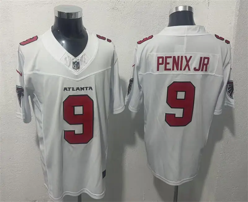 Men's Atlanta Falcons #9 Michael Penix Jr. Nike 2026 White Vapor F.U.S.E. Limited Jersey