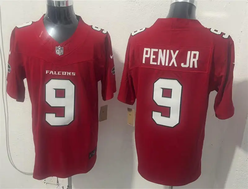 Men's Atlanta Falcons #9 Michael Penix Jr. Nike 2026 Red Alternate Vapor F.U.S.E. Limited Jersey