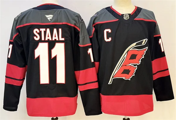 Men's Carolina Hurricanes #11 Jordan Staal Fanatics Black Alternate Jersey