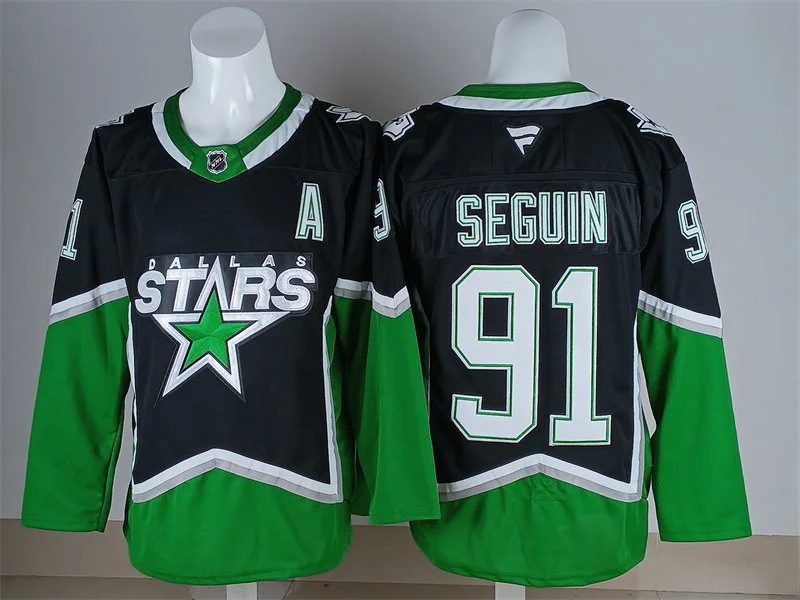 Men's Dallas Stars #91 Tyler Seguin 99 Cup Champs ThrowbackJersey Black