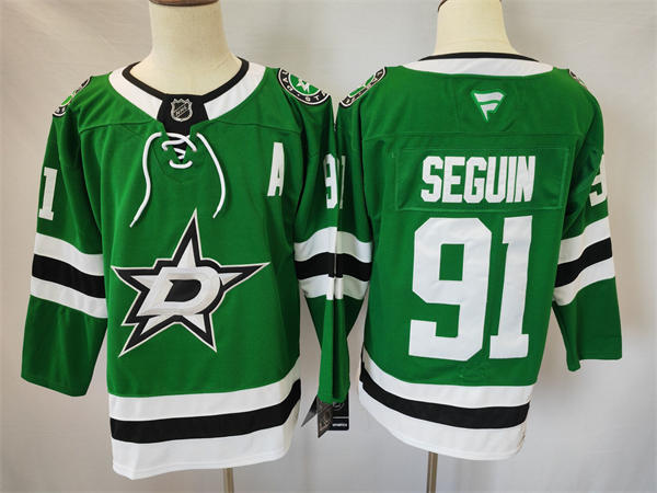 Youth Dallas Stars #91 Tyler Seguin Fanatics Home Kelly Green Player Jersey