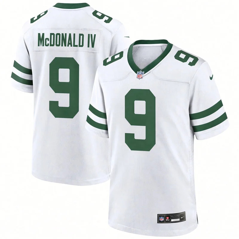 Mens New York Jets #9 Will McDonald IV White Legacy Vapor Limited Jersey