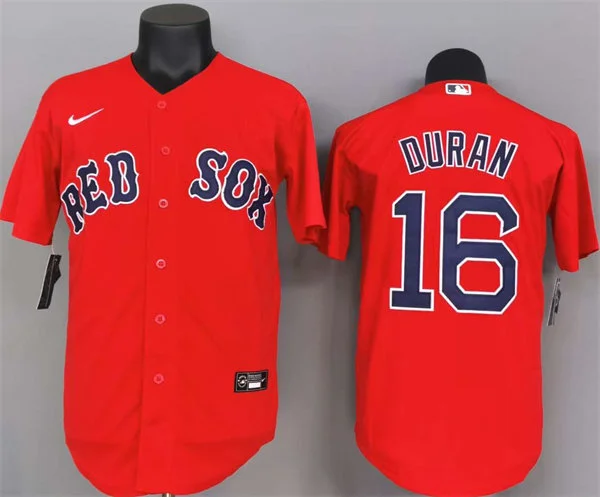 Mens Boston Red Sox #16 Jarren Duran Nike Red Alternate Cool Base Jersey