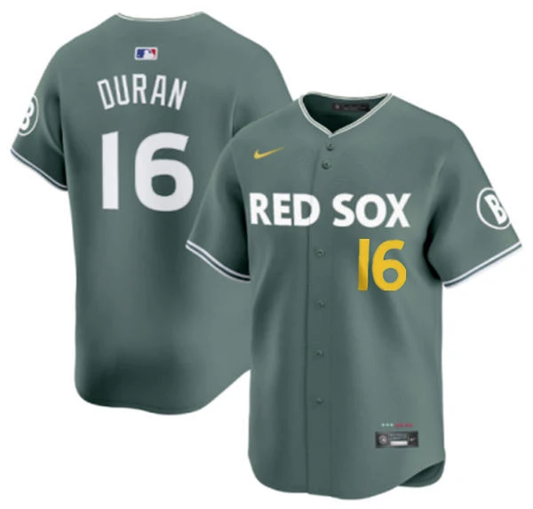 Mens Boston Red Sox #16 Jarren Duran Green 2025 City Connect 2.0 Limted Jersey