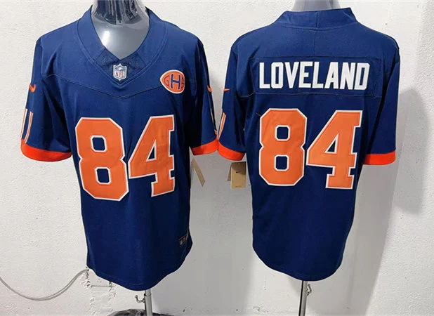 Mens Chicago Bears #84 Colston Loveland Navy 2026 F.U.S.E Rivalries Collection Limited Jersey