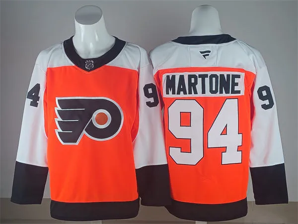 Mens Philadelphia Flyers #94 Porter Martone Fanatics Home Orange Premium Jersey