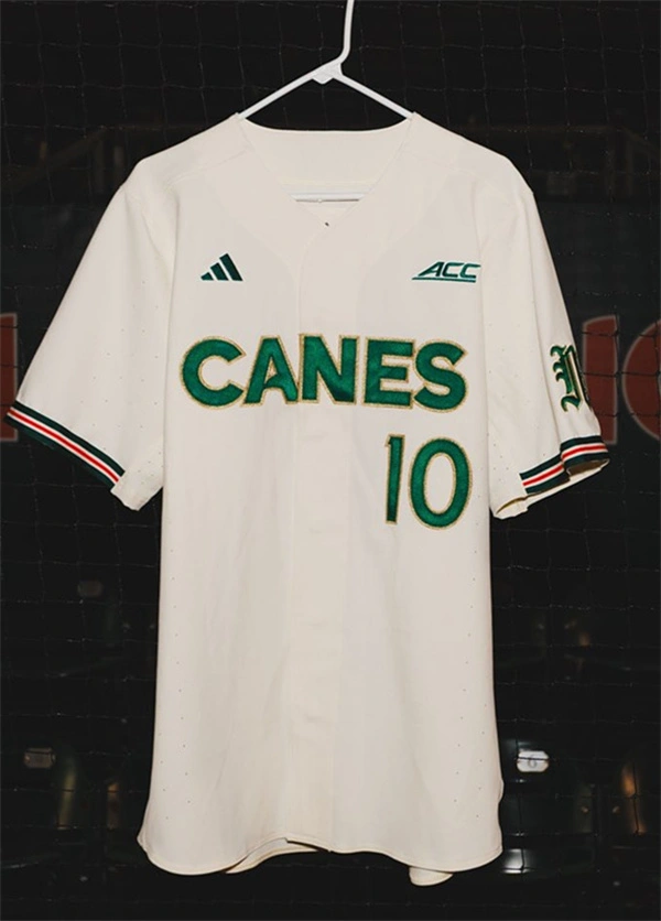 Miami Hurricanes #10 Brian Walters 2025 Cream Canes Baseball Game Jersey