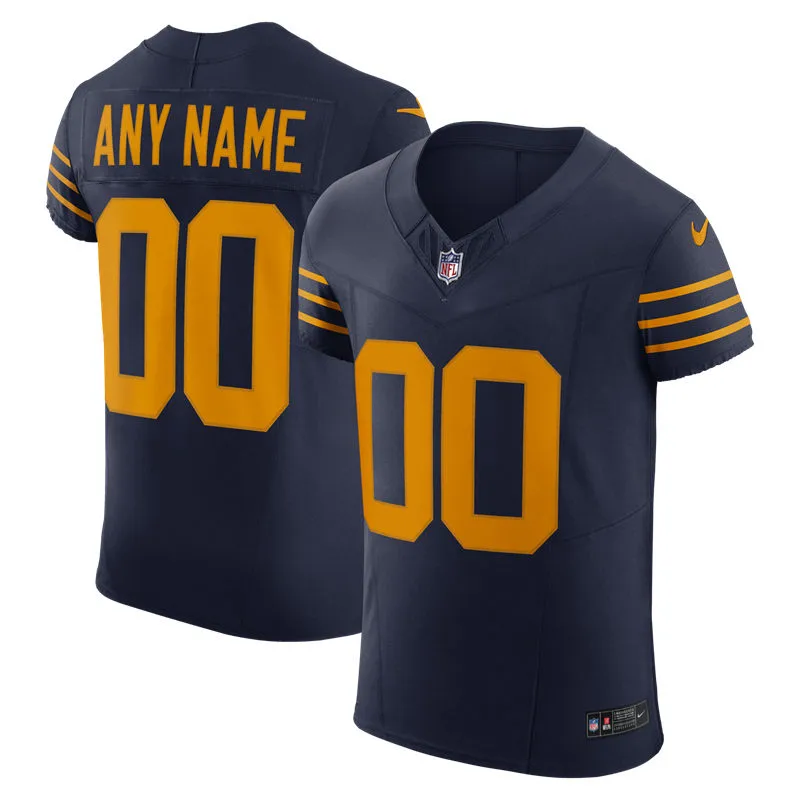 Green Bay Packers Custom Nike Navy The 1923 Classic Game Jersey