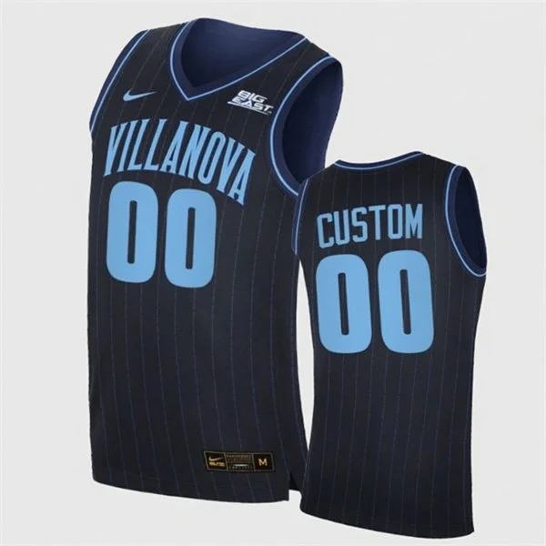 Villanova Wildcats Custom Nike Navy Blue College Basketball Jersey