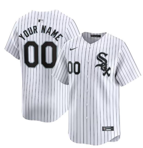 Chicago White Sox Custom Nike White Home Limited Jersey