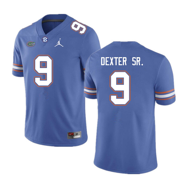 Mens Florida Gators #9 Gervon Dexter Royal Jordan Brand College Football Game Jersey